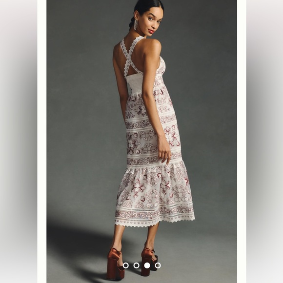 Anthropologie NWT TIERED V-NECK DRESS Size XL. - Picture 3 of 5
